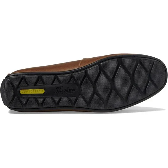 Florsheim Throttle Penny Loafers Men's US 10 Brown Leather Slip On Shoes GAL634 - Picture 6 of 12